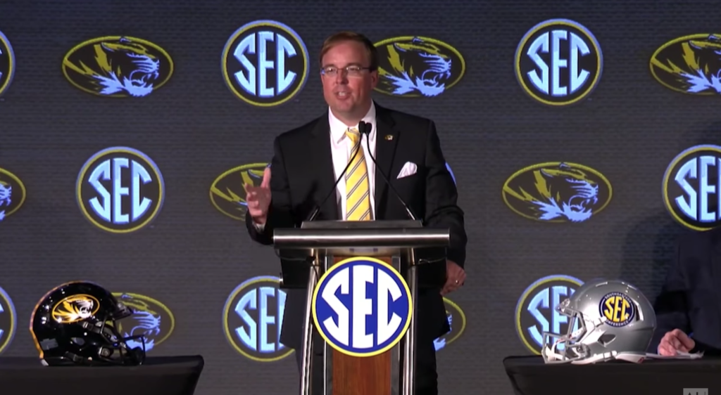 Drinkwitz, Cook and Byers represent Mizzou at SEC Media Days The