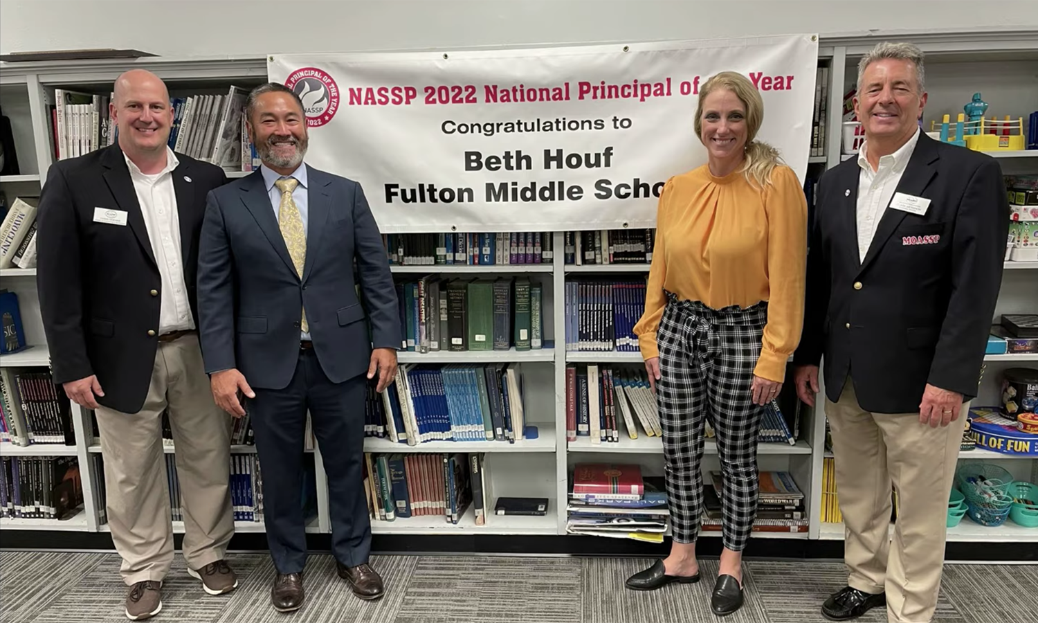 Fulton Middle School Principal named National Principal of the Year