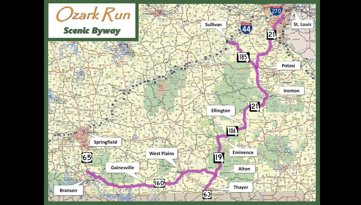 Proposed ‘Ozark Run’ Scenic Byway to stretch deep across the Ozarks if