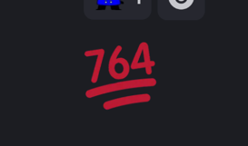 A symbol denoting the Satanic terrorist group 764 is displayed in a Discord server on Feb. 20, 2025.