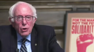 Bernie Sanders featured in National Republican Senatorial Committee's 2026 advertising campaign.